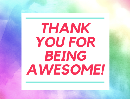 Thank you for being awesome